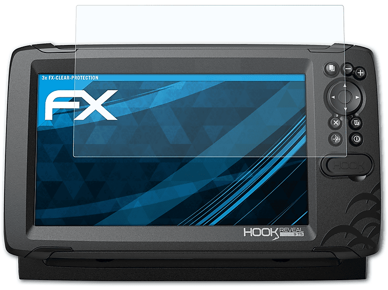 Lowrance ATFOLIX Displayschutz(für 3x FX-Clear 9) Reveal Hook