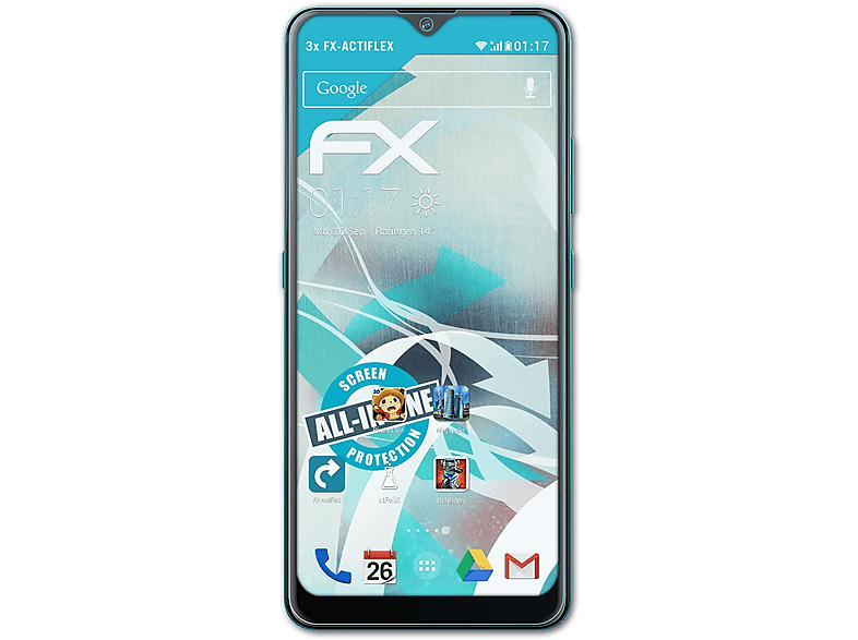 ATFOLIX 3x FX-ActiFleX Displayschutz(für 2.4) Nokia