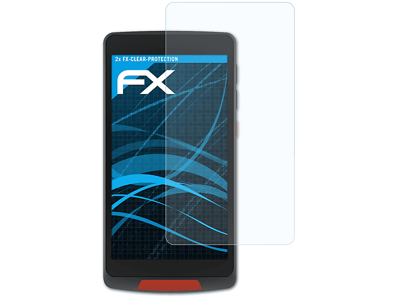 FX-Clear ATFOLIX M2) Sunmi 2x Displayschutz(für