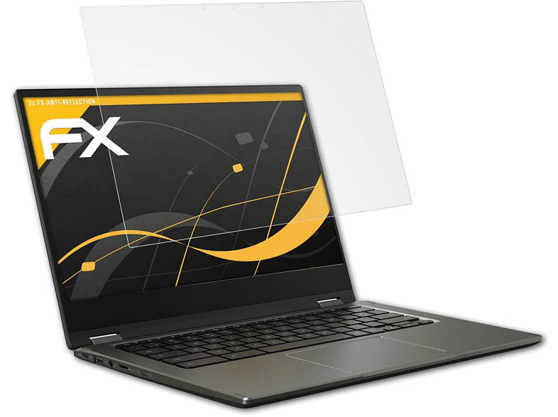ATFOLIX 2x FX-Antireflex Displayschutz(für Acer Chromebook Spin 514)