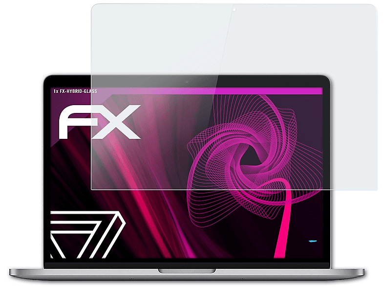 ATFOLIX FX-Hybrid-Glass Schutzglas(für Apple MacBook Pro 2020 (13 inch))