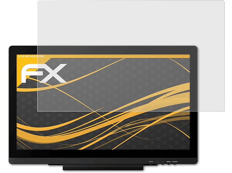 ATFOLIX 2x FX-Antireflex Displayschutz(für Huion Kamvas 20) | Tabletschutzfolien