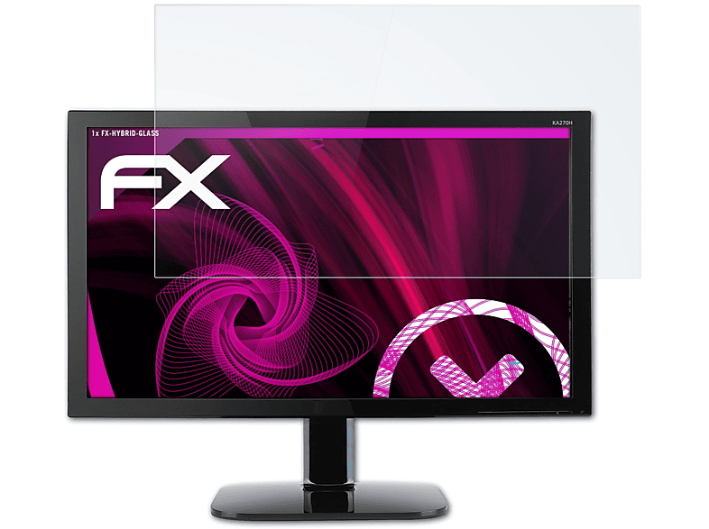 KA270H) FX-Hybrid-Glass Acer ATFOLIX Schutzglas(für