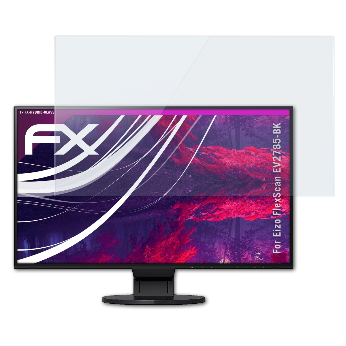 Eizo FlexScan Schutzglas(für EV2785-BK) ATFOLIX FX-Hybrid-Glass