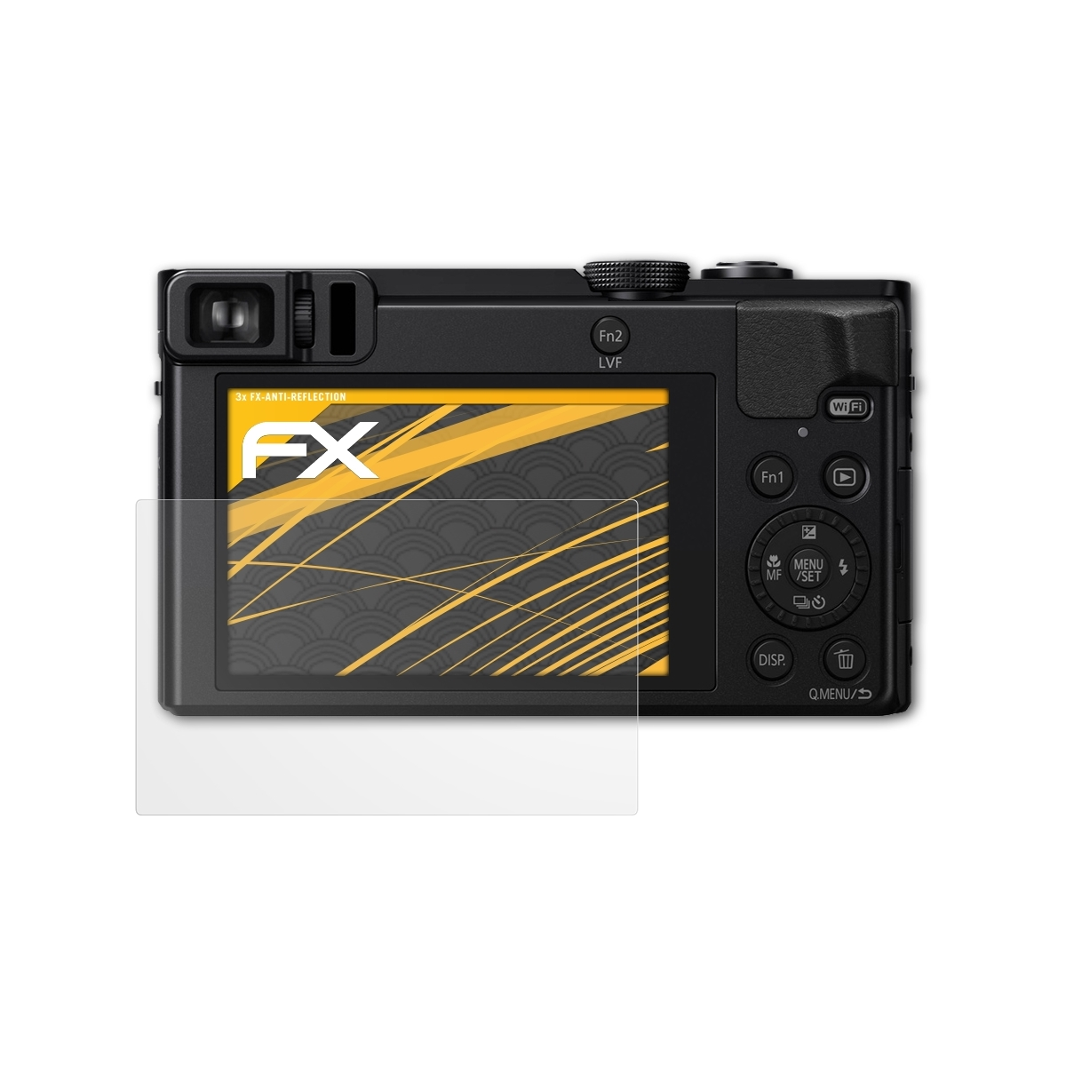 3x Lumix Panasonic ATFOLIX FX-Antireflex Displayschutz(für DMC-TZ70)