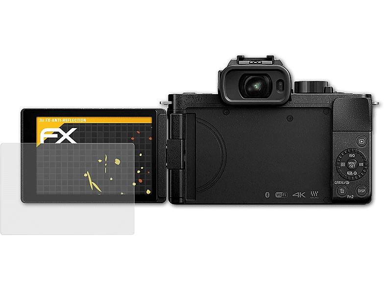 ATFOLIX 3x FX-Antireflex DC-G110) Displayschutz(für Panasonic Lumix