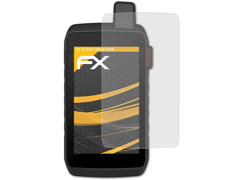 ATFOLIX 3x FX-Antireflex Displayschutz(für Garmin 750i) Montana