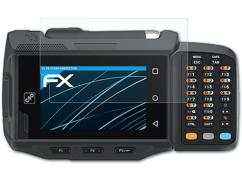 ATFOLIX 2x FX-Clear Displayschutz(für Zebra WT6300)