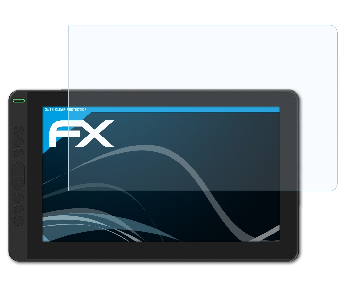ATFOLIX 2x FX-Clear Displayschutz(für 13) Kamvas Huion