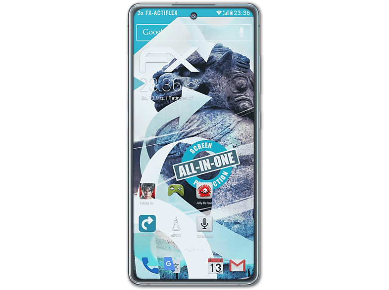 ATFOLIX 3x FX-ActiFleX Displayschutz(für Samsung FE) Galaxy S20