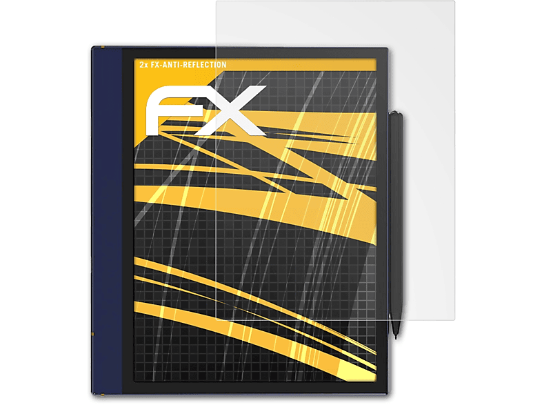 ATFOLIX 2x FX-Antireflex Displayschutz(für BOOX Note Air)