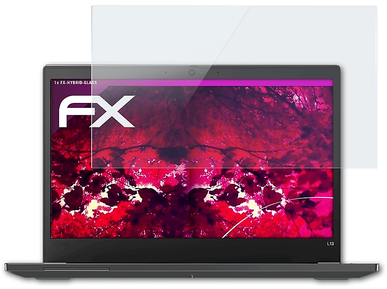 ATFOLIX FX-Hybrid-Glass Schutzglas(für Lenovo ThinkPad L13 (2. Generation))