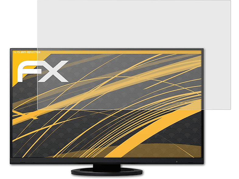 ATFOLIX FX-Antireflex Displayschutz(für Eizo FlexScan EV2760-BK) | Monitor Displayschutz