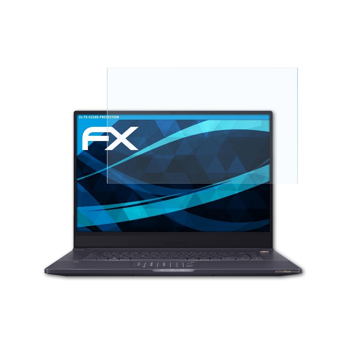 ATFOLIX 2x FX-Clear Displayschutz(für Asus StudioBook Pro 17 (W700G2T)) ProArt