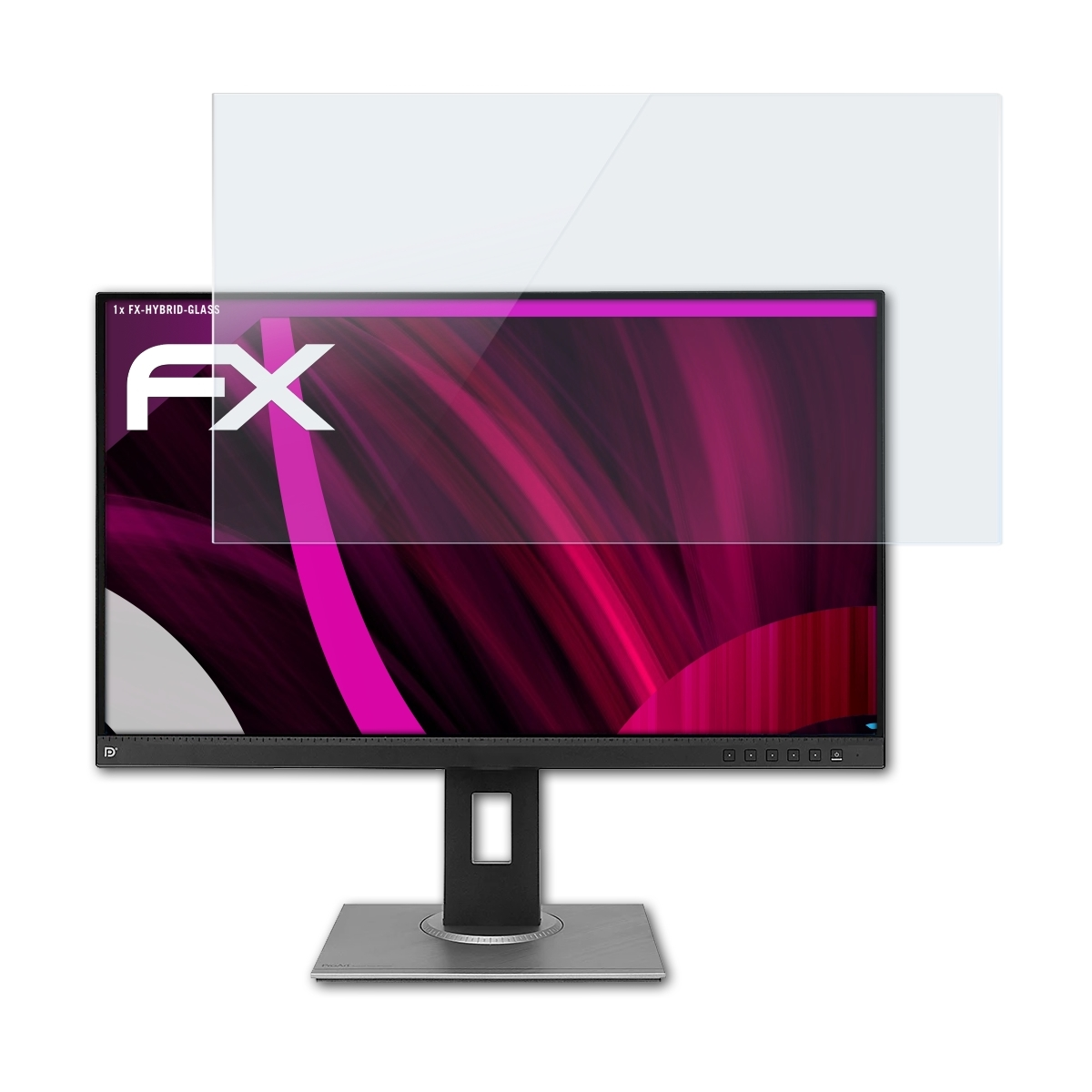 FX-Hybrid-Glass ATFOLIX Asus ProArt PA278QV) Schutzglas(für