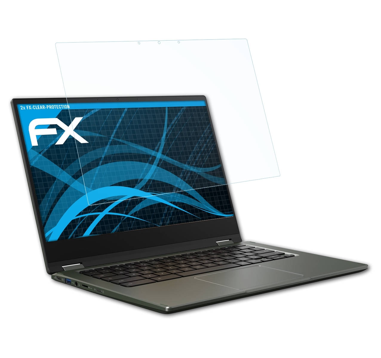 ATFOLIX 2x Acer 514) Displayschutz(für FX-Clear Spin Chromebook