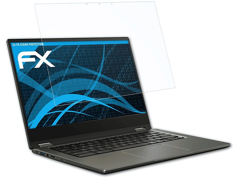 ATFOLIX 2x FX-Clear Displayschutz(für Acer Chromebook Spin 514)