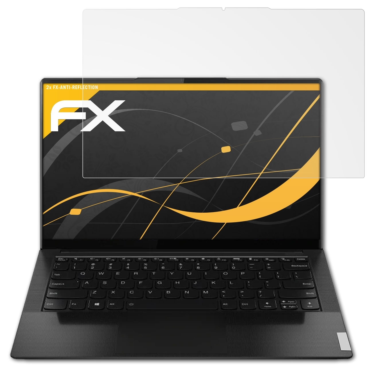 Lenovo Yoga Slim 2x ATFOLIX FX-Antireflex 9i Displayschutz(für inch)) (14