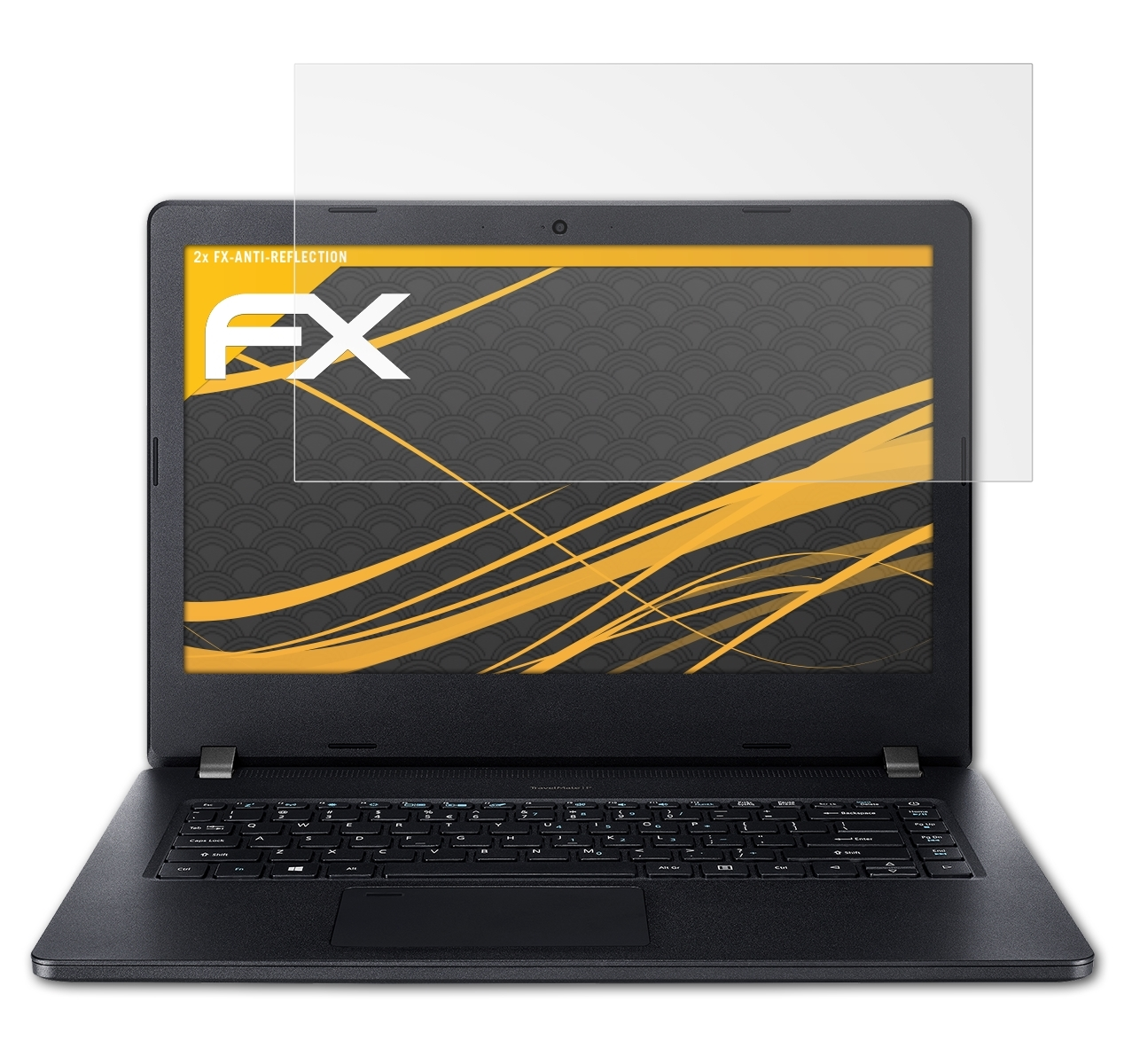 ATFOLIX 2x FX-Antireflex Displayschutz(für (P214-52)) P2 TravelMate Acer