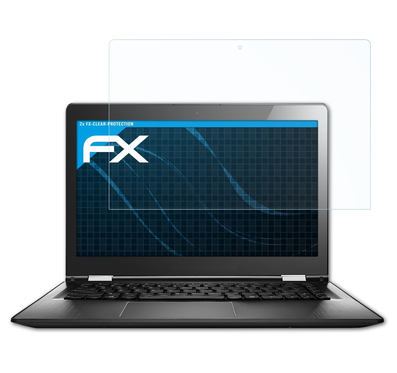 ATFOLIX 2x FX-Clear (14 inch)) Displayschutz(für Yoga 500 Lenovo