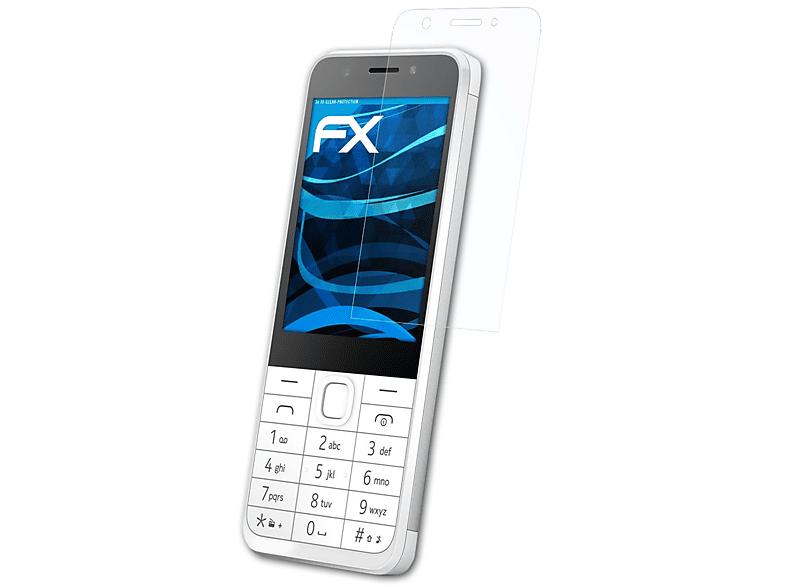 ATFOLIX 3x FX-Clear Displayschutz(für Microsoft Nokia 230)
