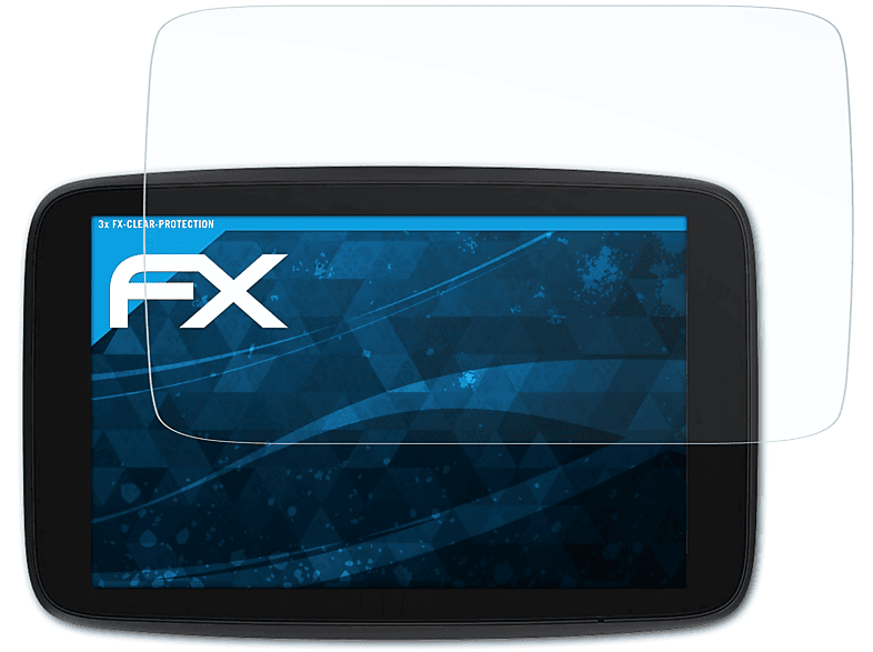ATFOLIX 3x FX-Clear Displayschutz(für TomTom GO Discover 7 inch)