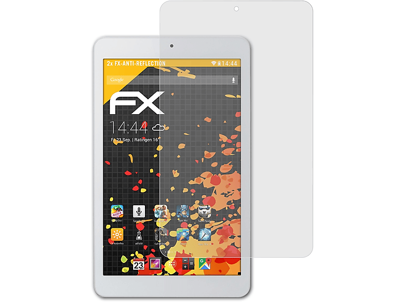 ATFOLIX 2x FX-Antireflex Displayschutz(für Acer Iconia One 8 (B1-860))