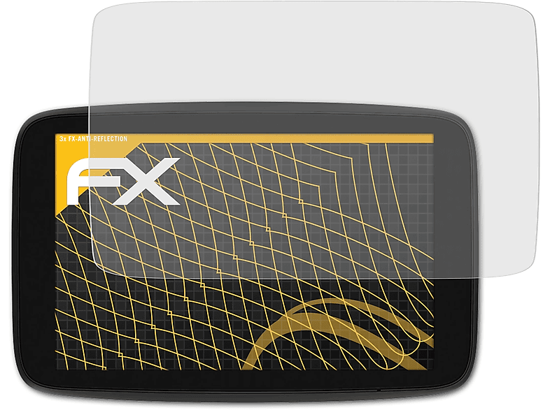 ATFOLIX 3x FX-Antireflex Displayschutz(für TomTom GO Discover 6 inch)