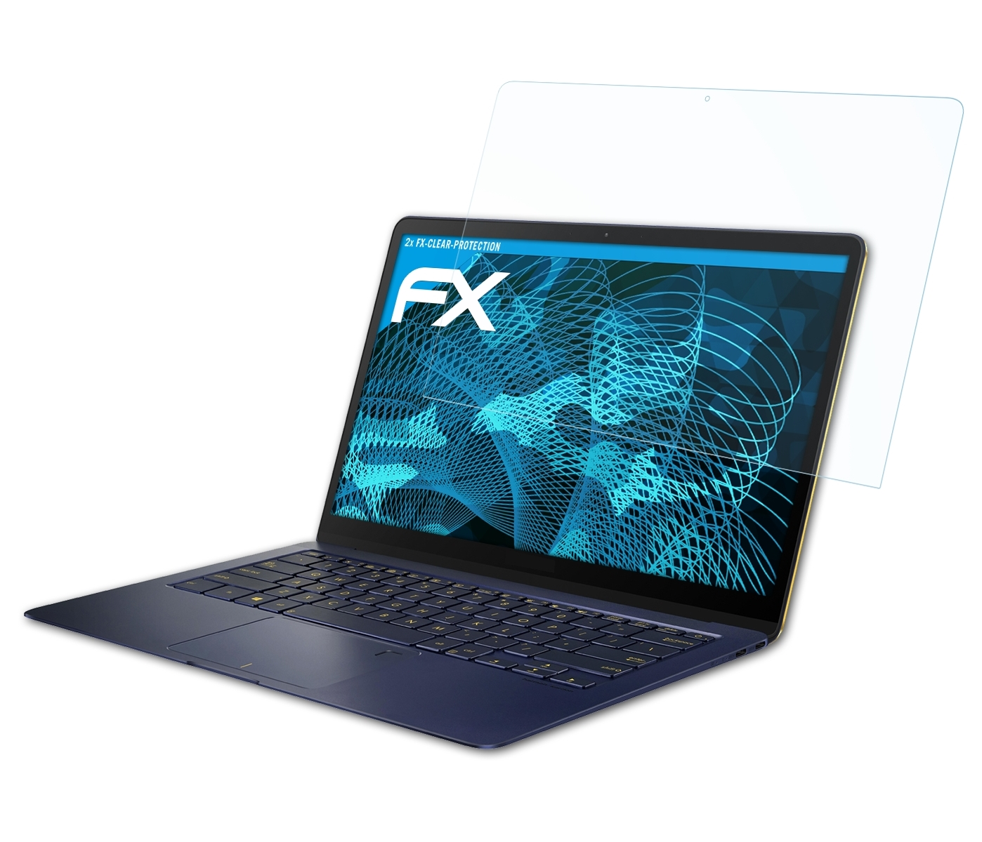 Displayschutz(für ATFOLIX FX-Clear Deluxe 3 2x Asus (UX490UA)) ZenBook