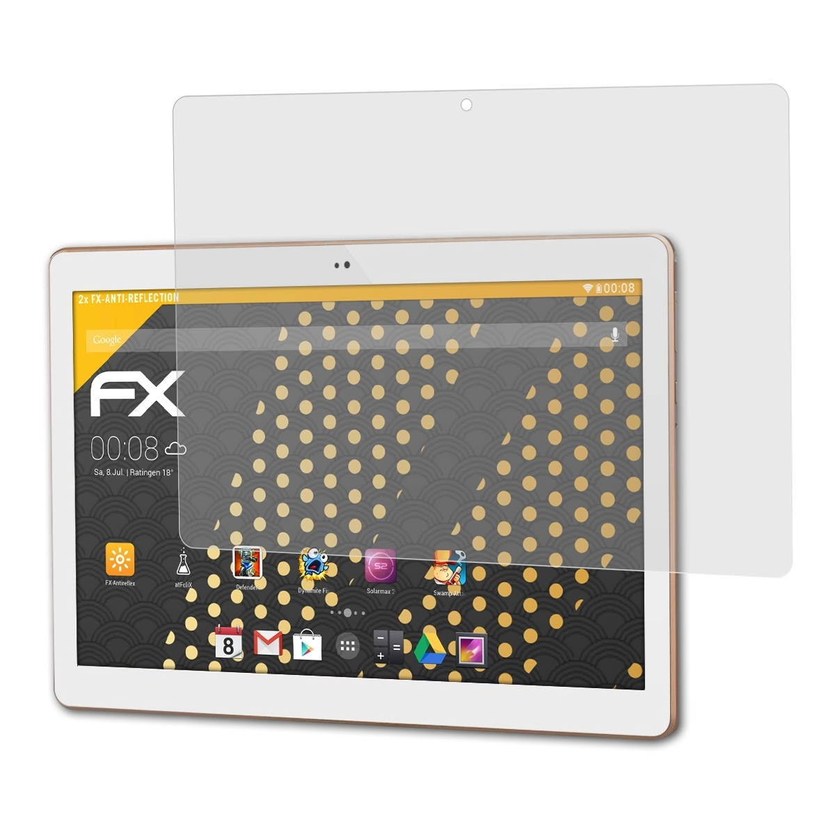 Acepad 2x Displayschutz(für FX-Antireflex ATFOLIX A101)