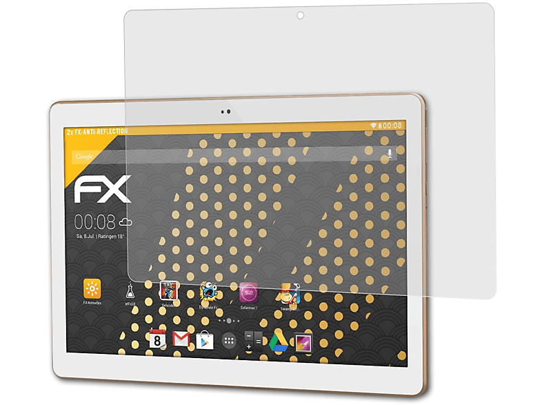 FX-Antireflex 2x A101) Displayschutz(für ATFOLIX Acepad