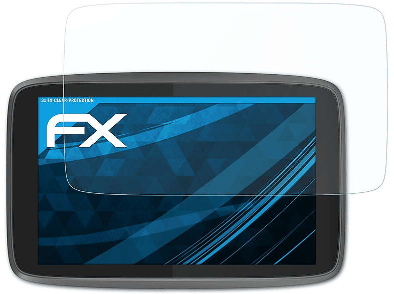 (2016)) Displayschutz(für ATFOLIX / TomTom 6200 620 3x GO FX-Clear