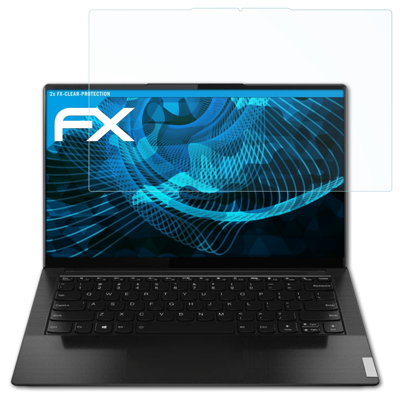 ATFOLIX 2x FX-Clear Displayschutz(für Lenovo 9i Slim inch)) Yoga (14