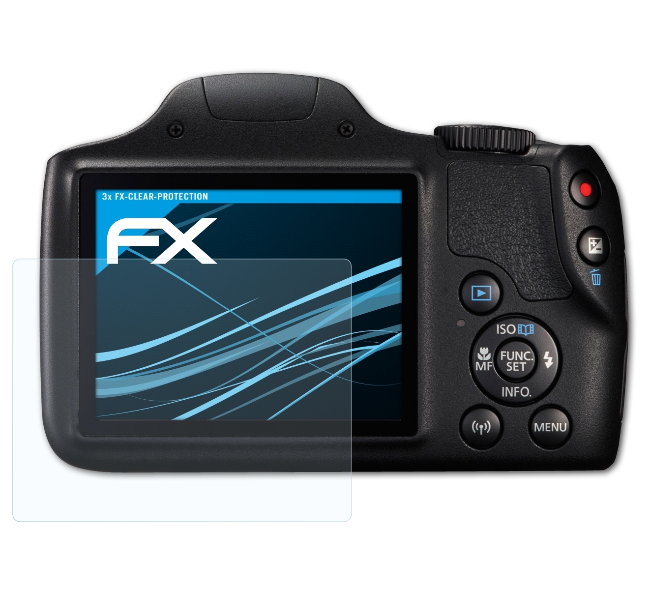 ATFOLIX Displayschutz(für Canon 3x PowerShot HS) FX-Clear SX540