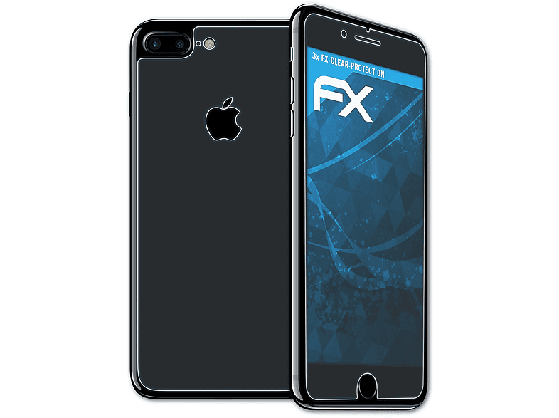 ATFOLIX 3x FX-Clear Displayschutz(für Apple iPhone 7 Plus)