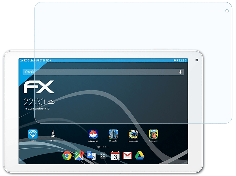 ATFOLIX 2x FX-Clear Displayschutz(für Archos 101 Platinum 3G)