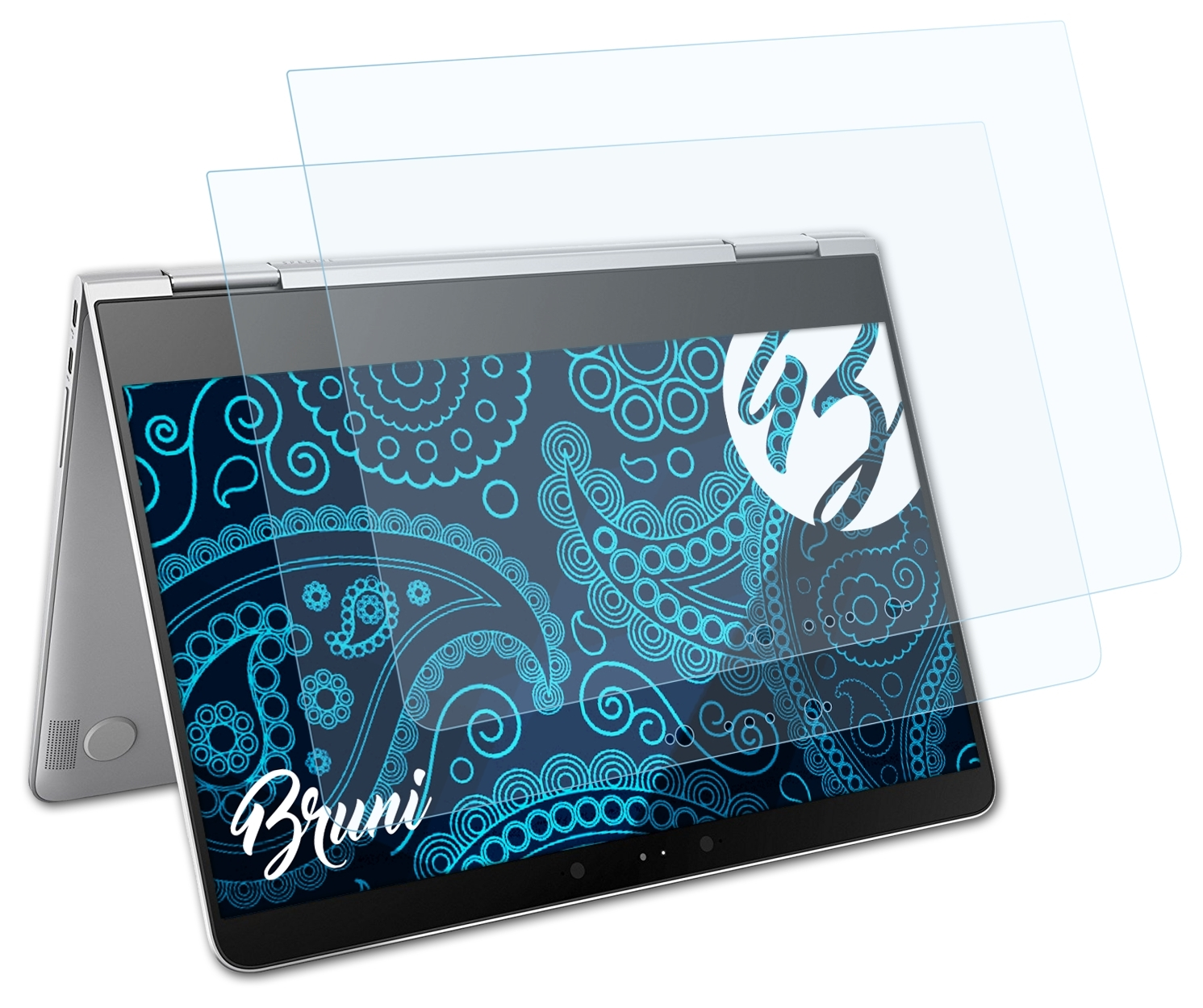 BRUNI 2x Spectre HP Basics-Clear x360 Schutzfolie(für 13-w000ng)