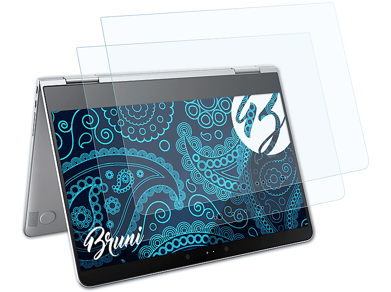 BRUNI 2x HP Spectre Basics-Clear 13-w000ng) Schutzfolie(für x360