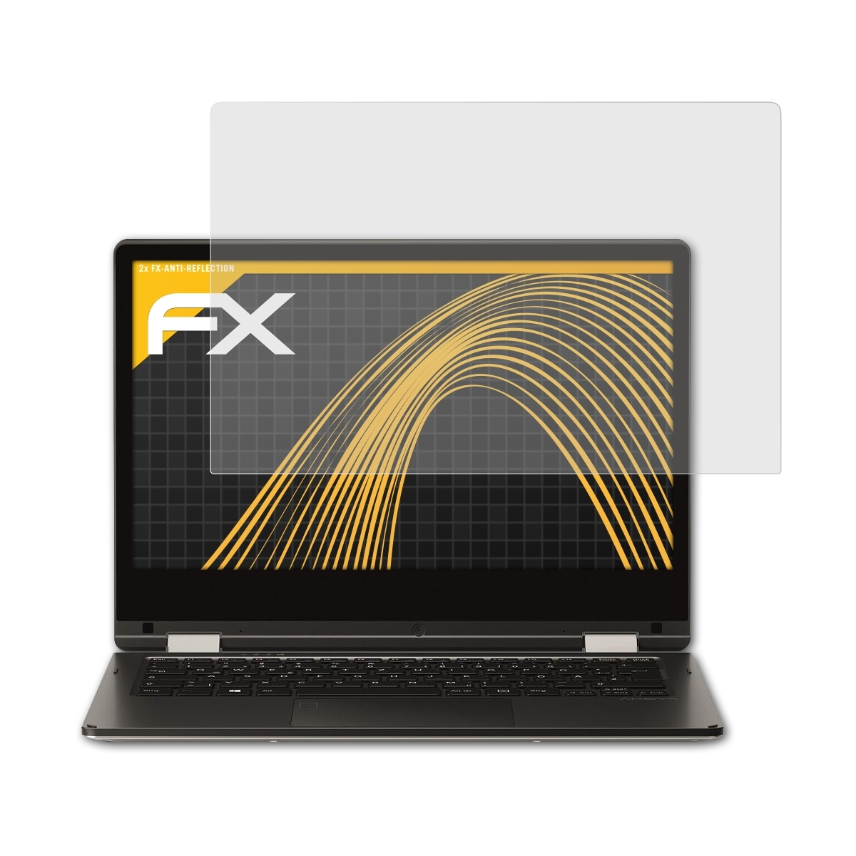 ATFOLIX 2x FX-Antireflex Displayschutz(für (MD60250)) E2228T AKOYA Medion