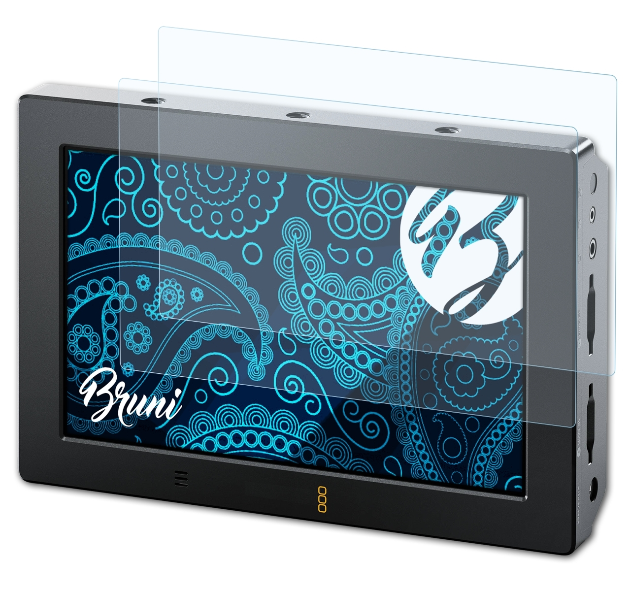 BRUNI 2x Basics-Clear Schutzfolie(für Blackmagic Assist (7 Inch)) 4K Design Video