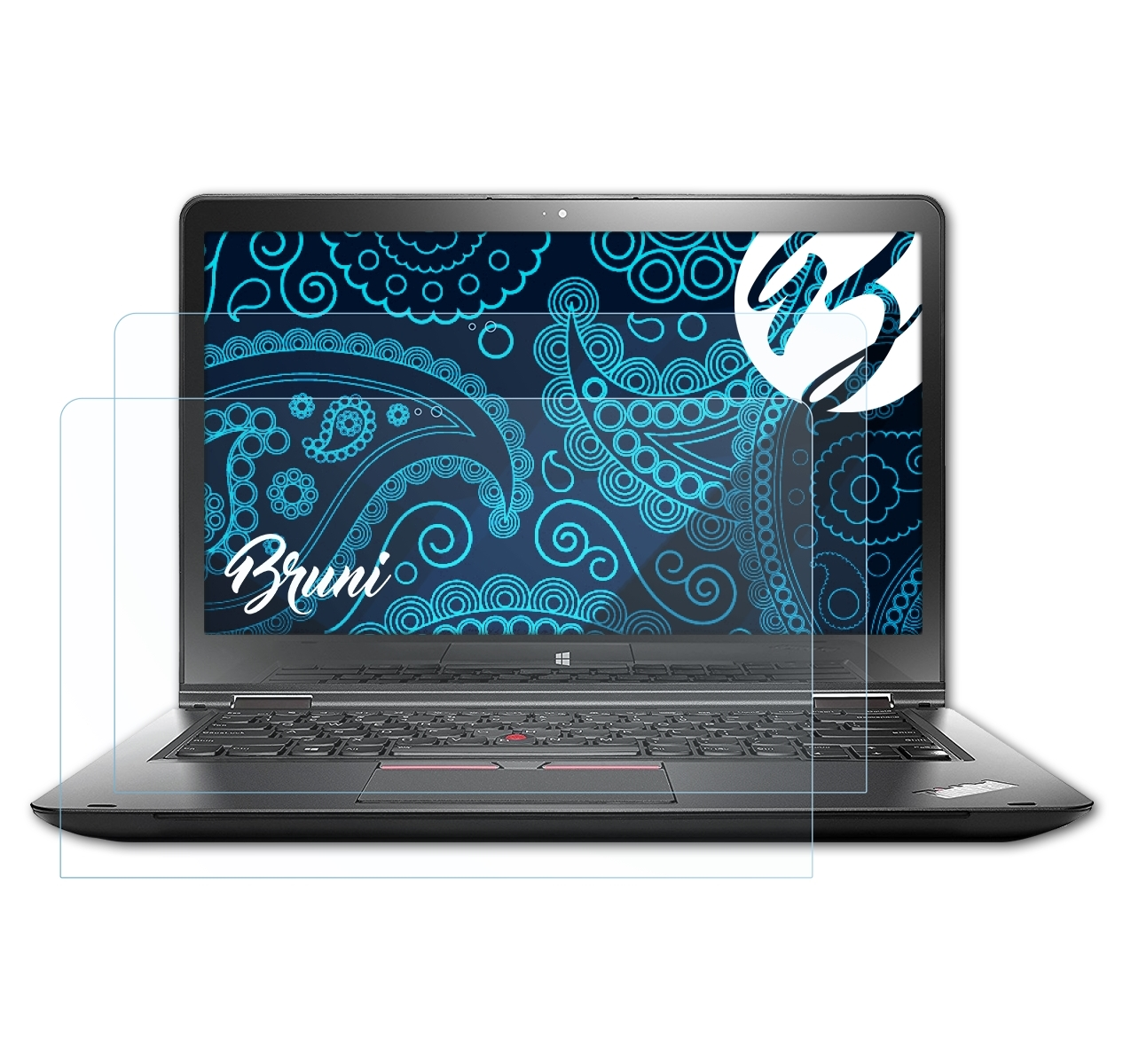 BRUNI 2x ThinkPad 14) Lenovo Schutzfolie(für Basics-Clear Yoga