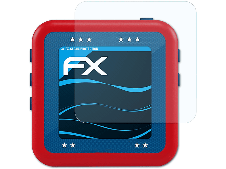 ATFOLIX 3x FX-Clear Displayschutz(für Bushnell Phantom)