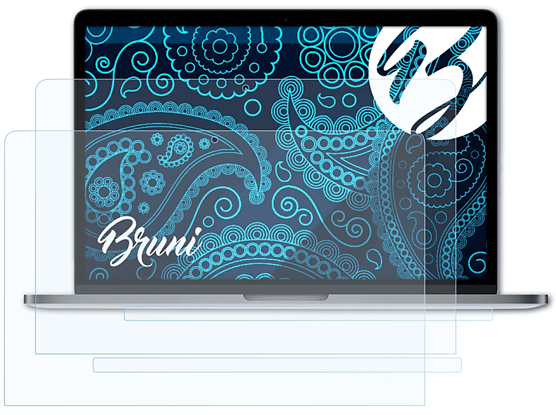BRUNI 2016 Touch (incl. Basics-Clear MacBook Apple 13 Pro 2x Schutzfolie(für Bar)) inch