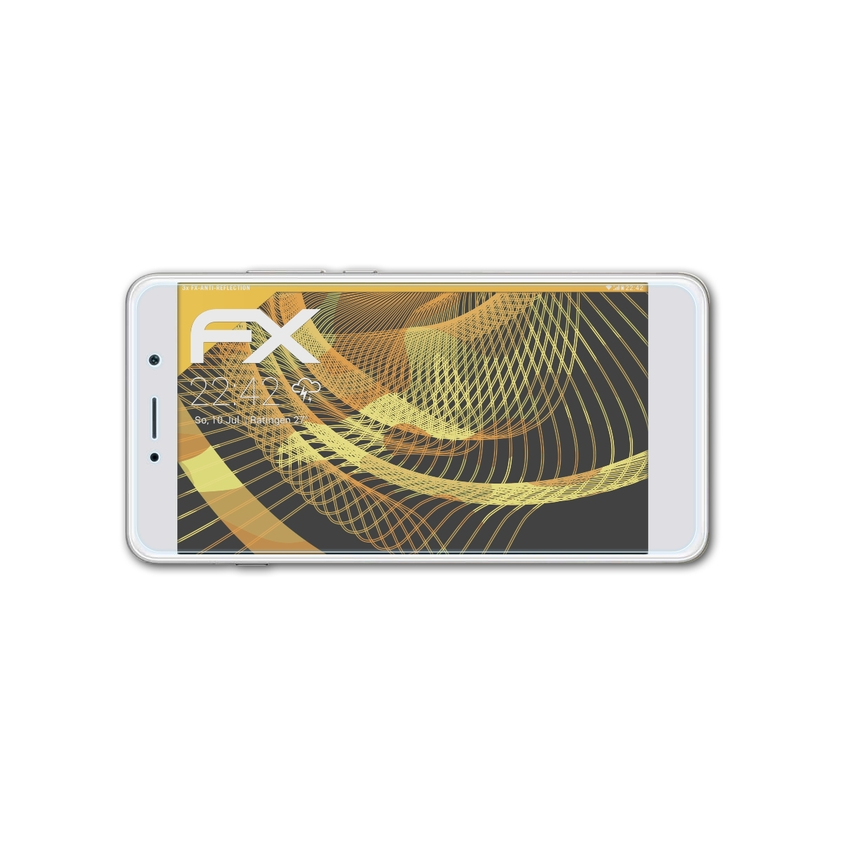 Y7 ATFOLIX Displayschutz(für Prime) 3x FX-Antireflex Huawei