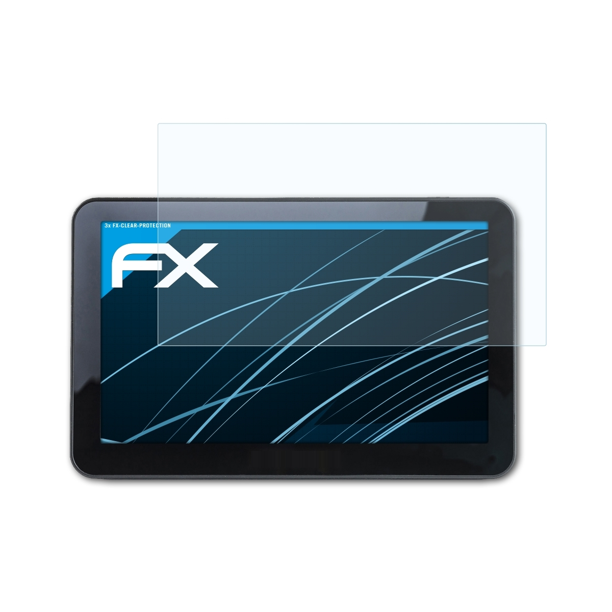 ATFOLIX Snooper S6800) FX-Clear Displayschutz(für 3x