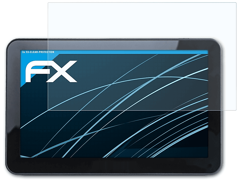 ATFOLIX 3x FX-Clear Displayschutz(für Snooper S6800)
