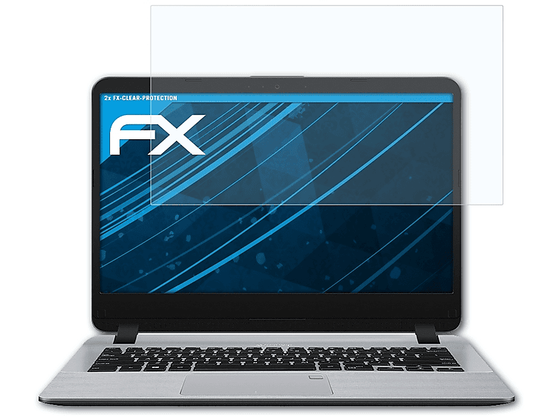 Laptop Displayschutz(für FX-Clear 2x ATFOLIX Asus X407UA)