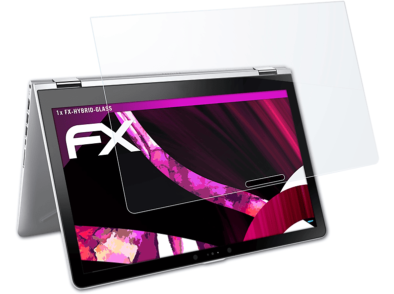 x360 Pavilion Schutzglas(für FX-Hybrid-Glass 15-br070ng) ATFOLIX HP