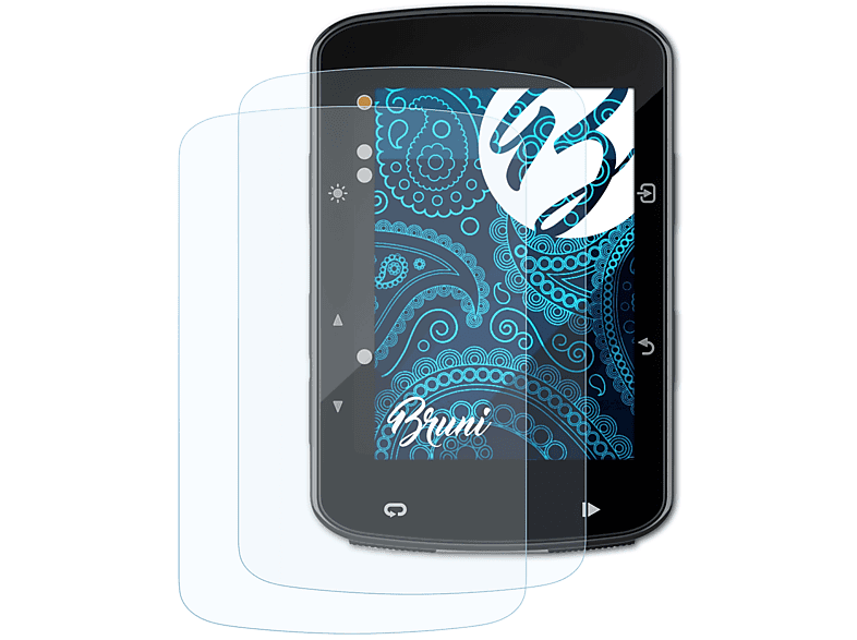 520 BRUNI Basics-Clear Edge Schutzfolie(für 2x Garmin Plus)