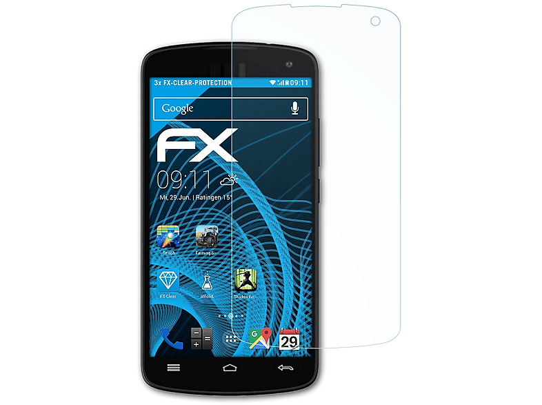HD ATFOLIX X8 Studio 3x Displayschutz(für FX-Clear 2019) BLU